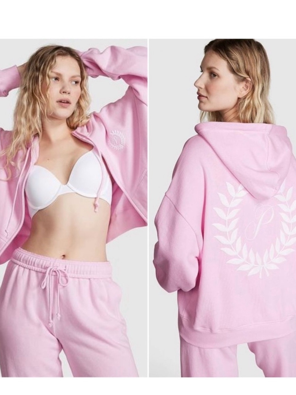 🌸 Victoria’s Secret PINK Ivy Everyday Fleece 2-Piece Matching Set 🌸